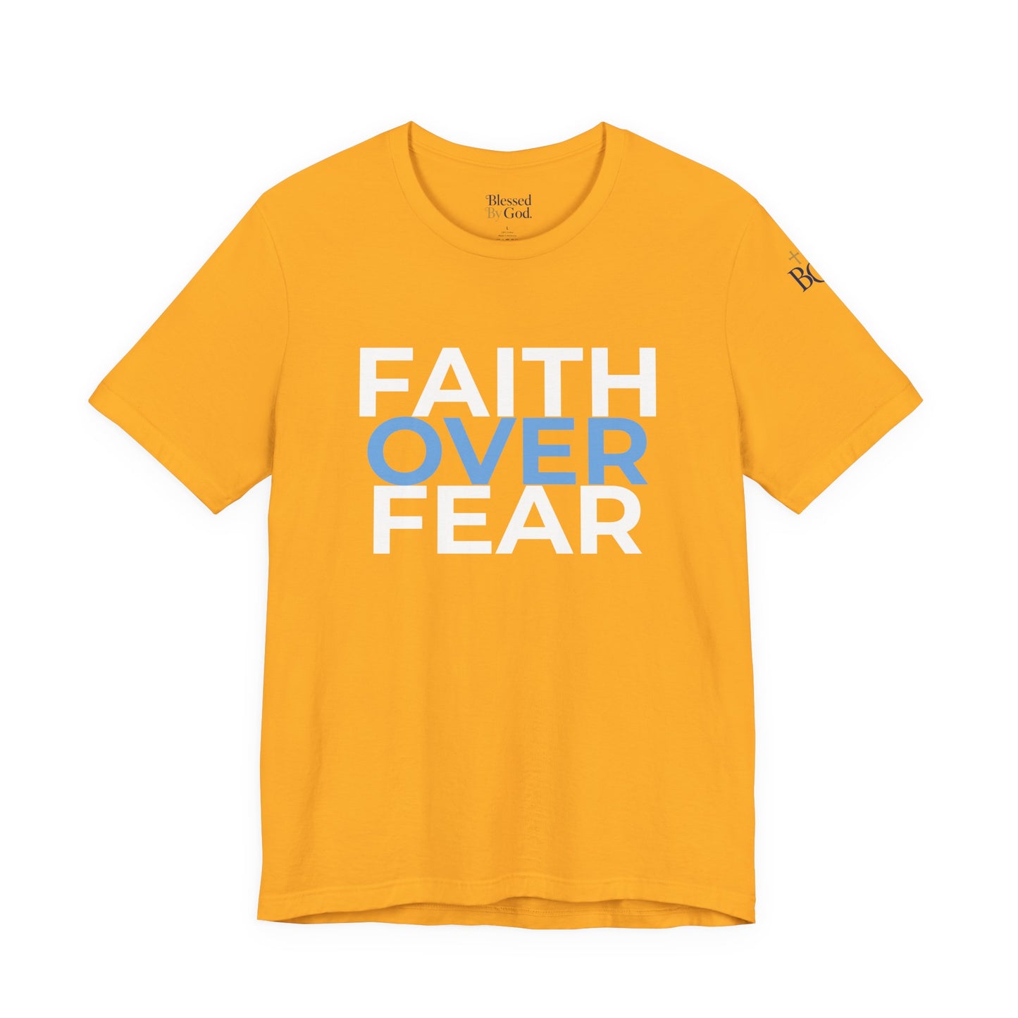 Faith Over Fear Unisex Jersey Tee - Inspirational Christian Shirt